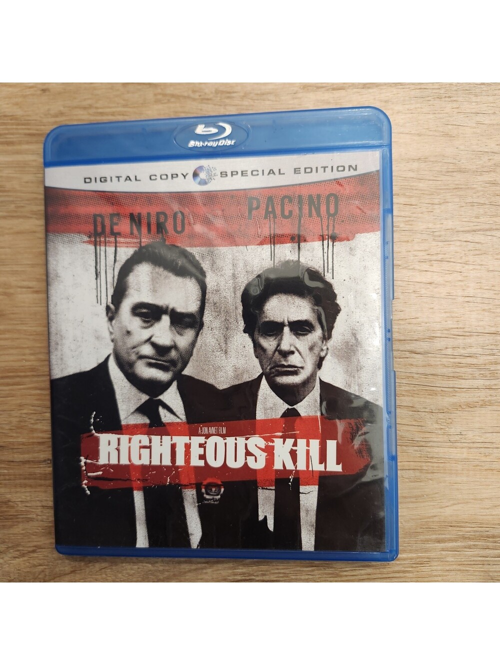 Righteous Kill  Blu-ray DVD 2 Disc Set